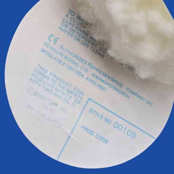 Musical Eden w/Tags Sherpa Plush Lamb Around the World Lullaby Vintage Baby Toy - Picture 11 of 13